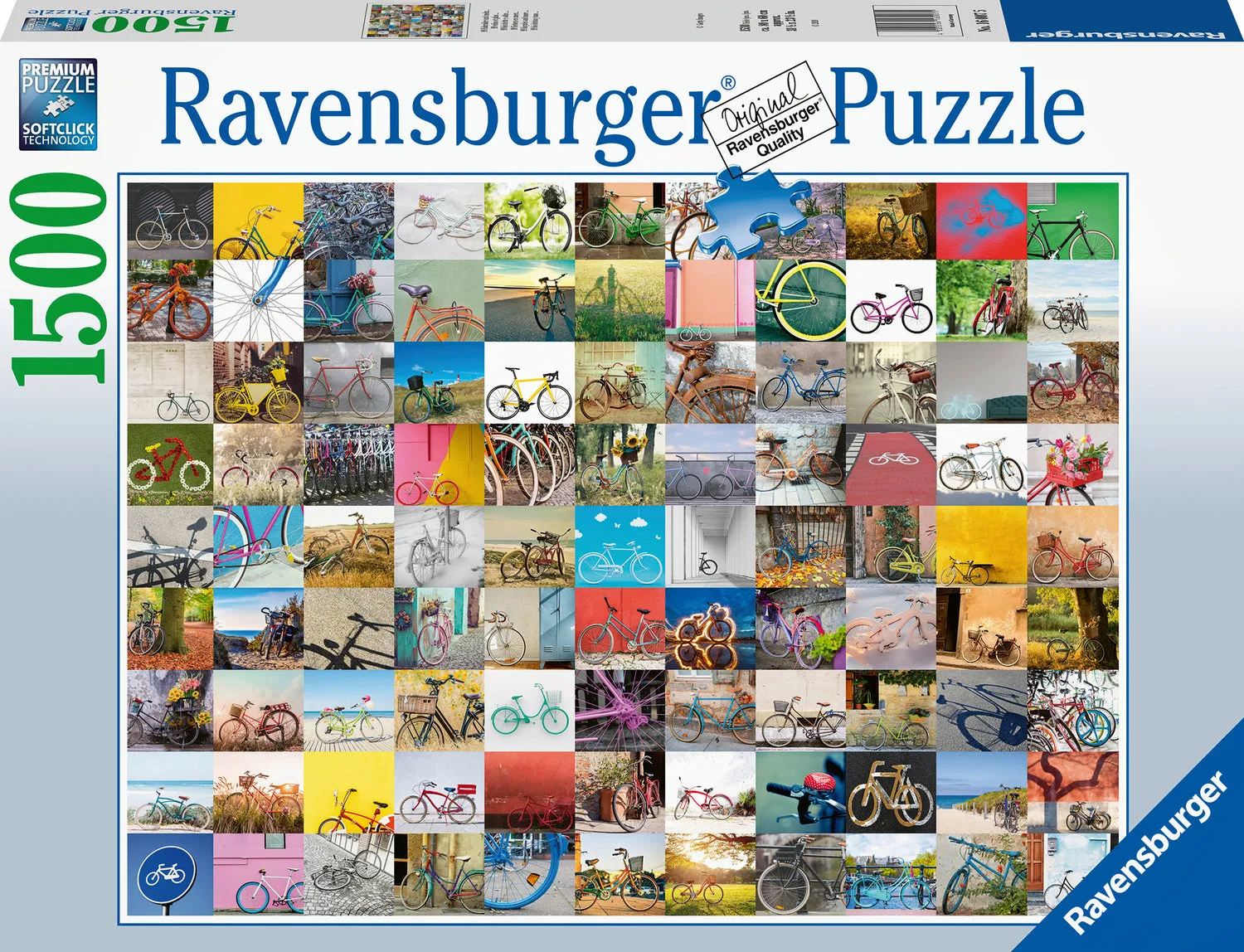 1500pc Puzzle - 99 Bicycles