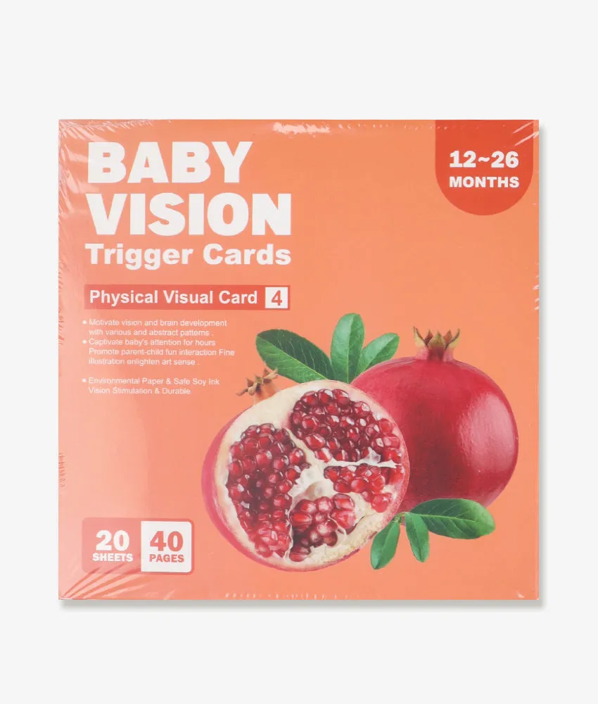 Baby Vision Physical Flash Cards - 12-36 Months