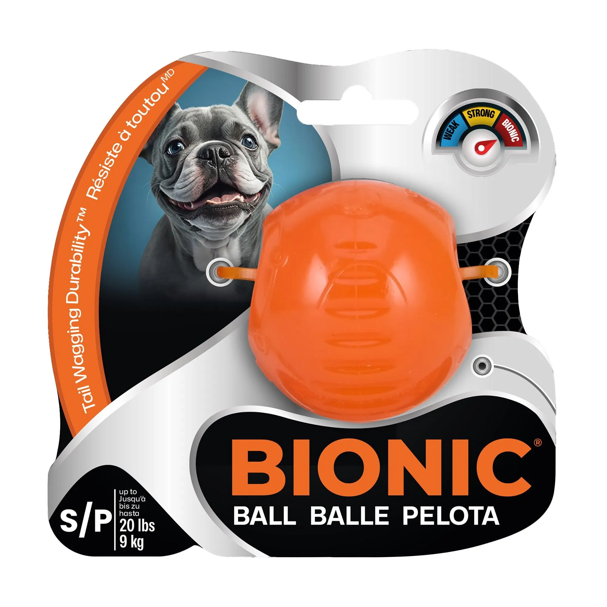 Bionic Rubber Ball Dog Toy