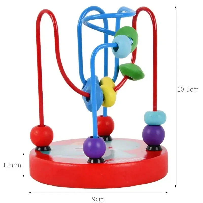 Bright & Fun Wooden Bead Maze