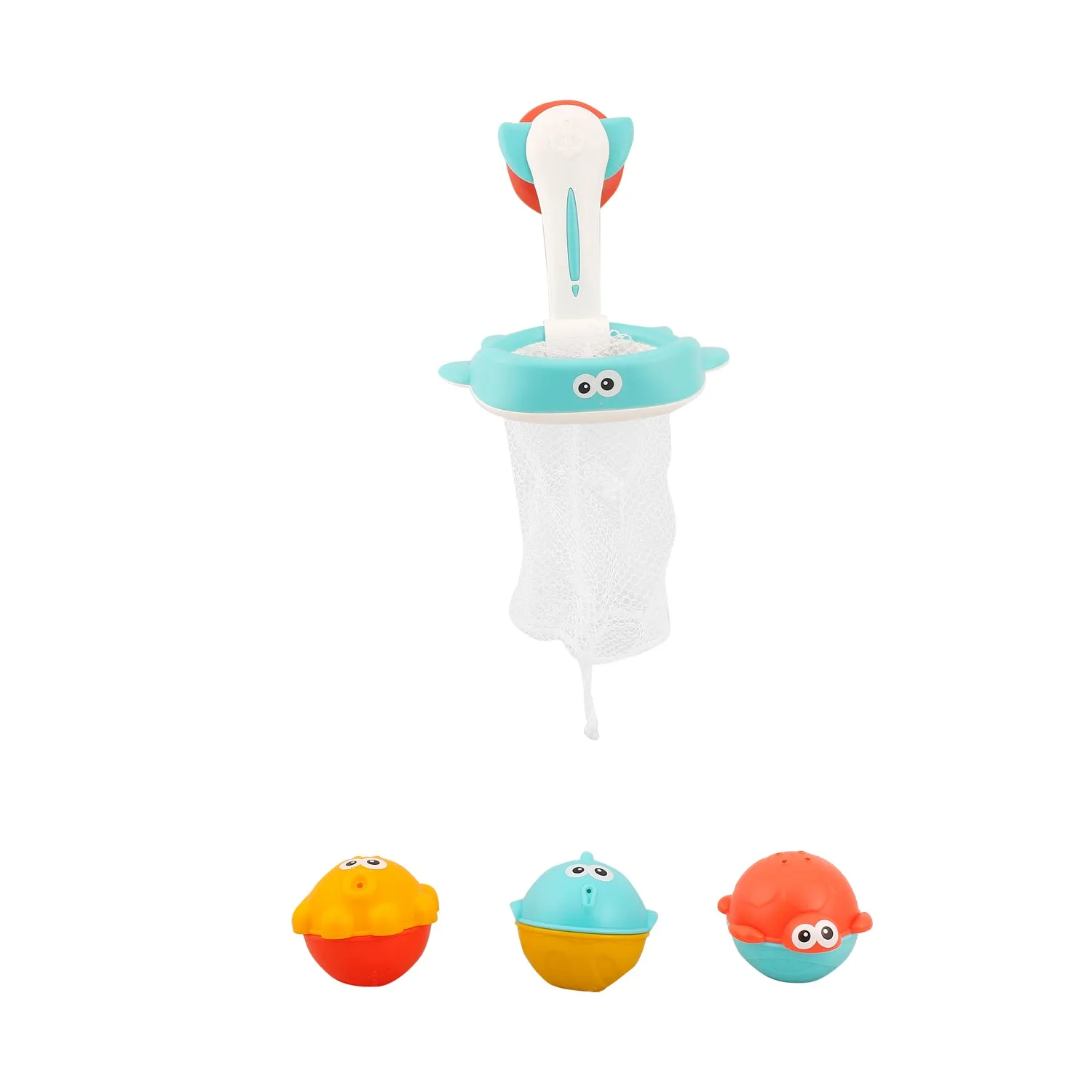 Catch The Fish Multicolour Set Of 3 Bath Toy