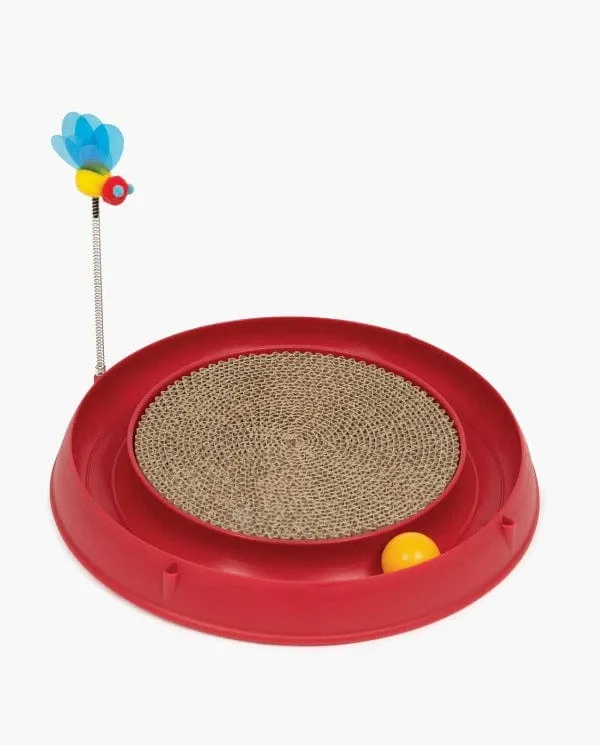 Catit Circuit Ball Toy with Scratch Pad