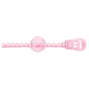 CHICCO PACIFIER CLIP PINK