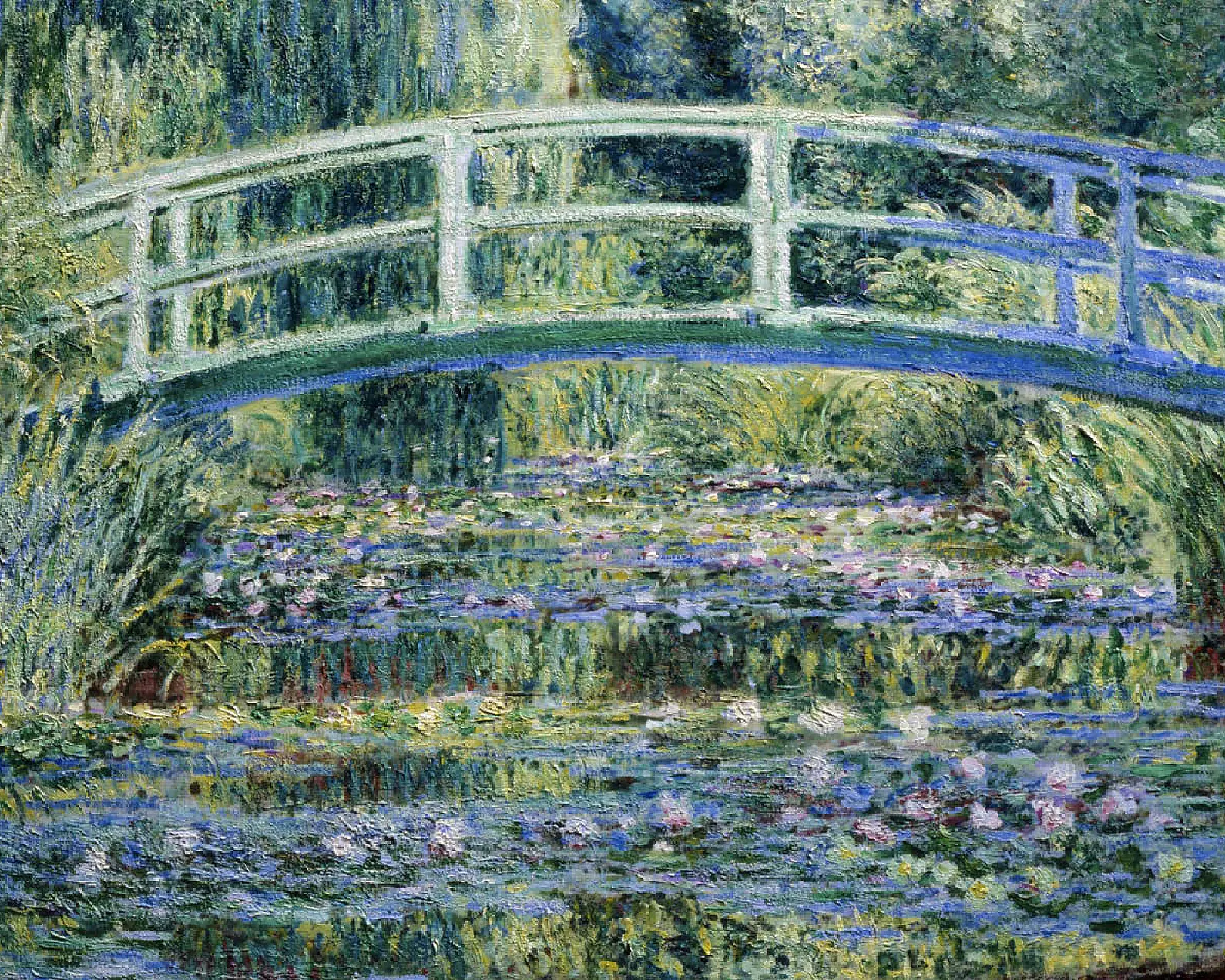 Claude Monets Water Lilies and Japanese Bridge 1899