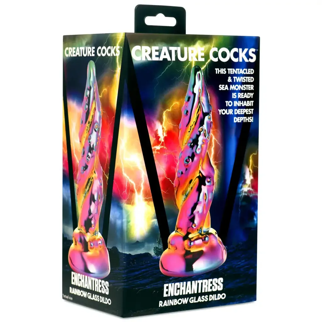 Creature Cocks Enchantress Rainbow Glass Dildo