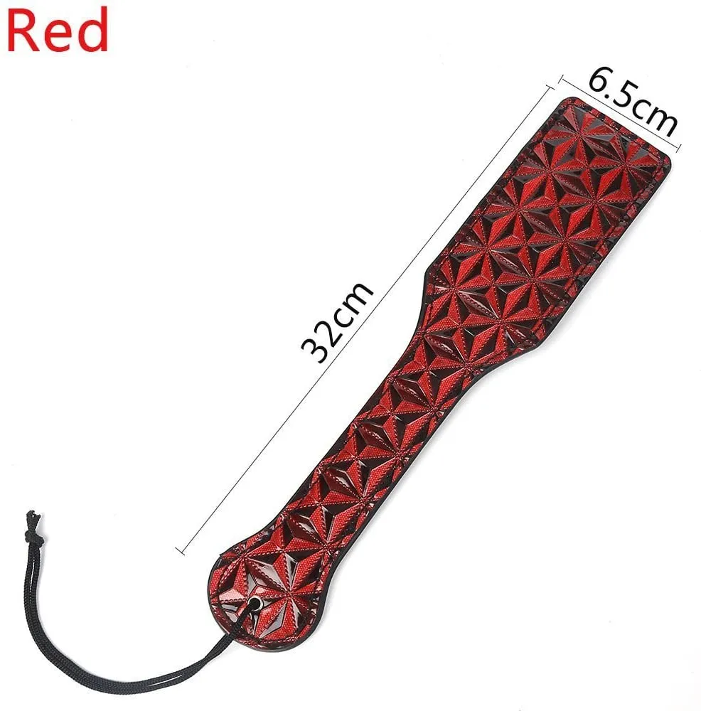 Crimson Tied Steel Enforced Spanking Embossed Paddle