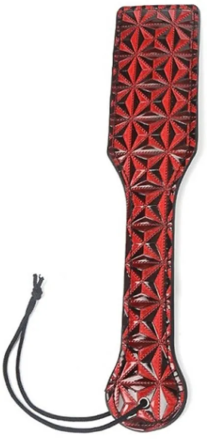 Crimson Tied Steel Enforced Spanking Embossed Paddle