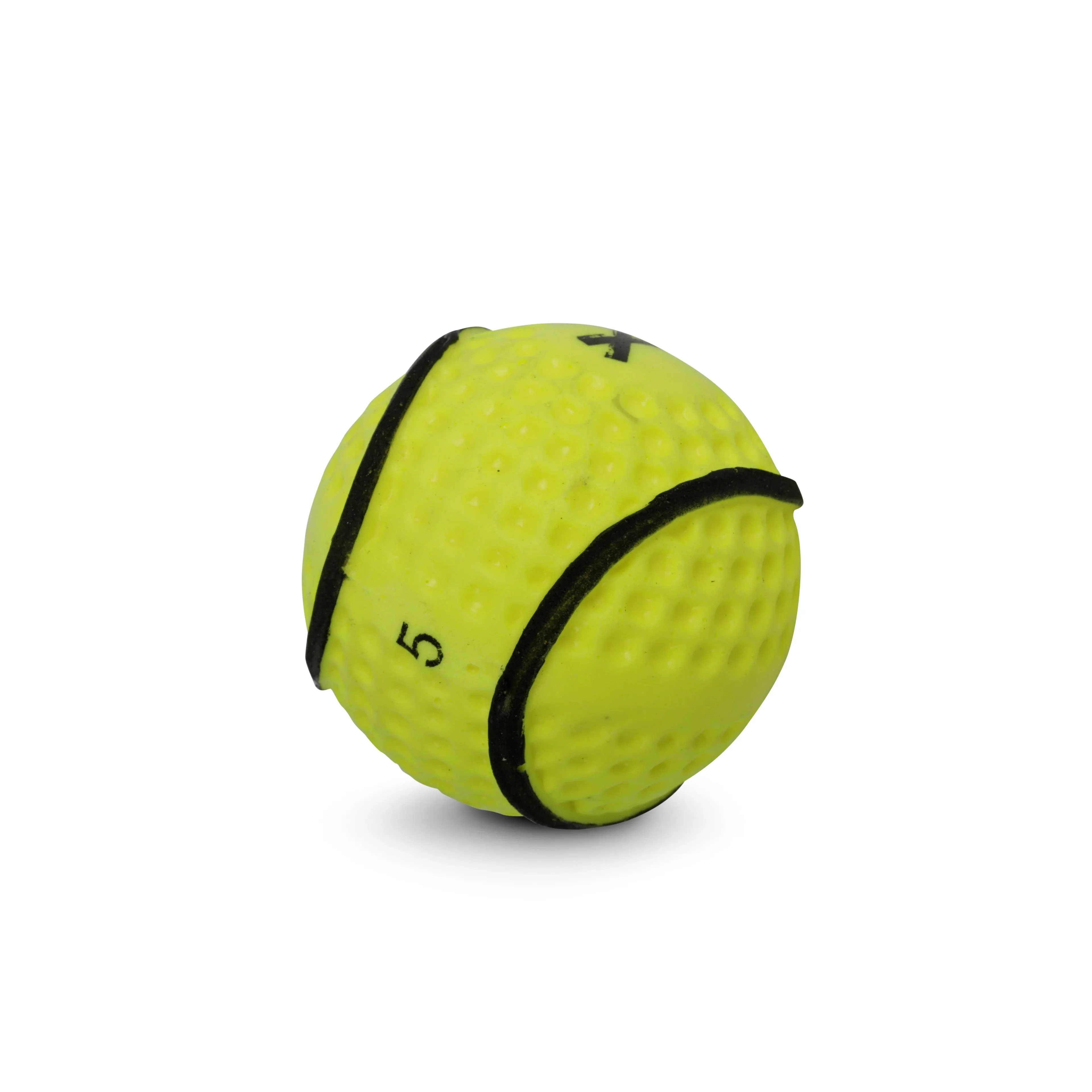 Dimple Sliotar Wall Ball Yellow