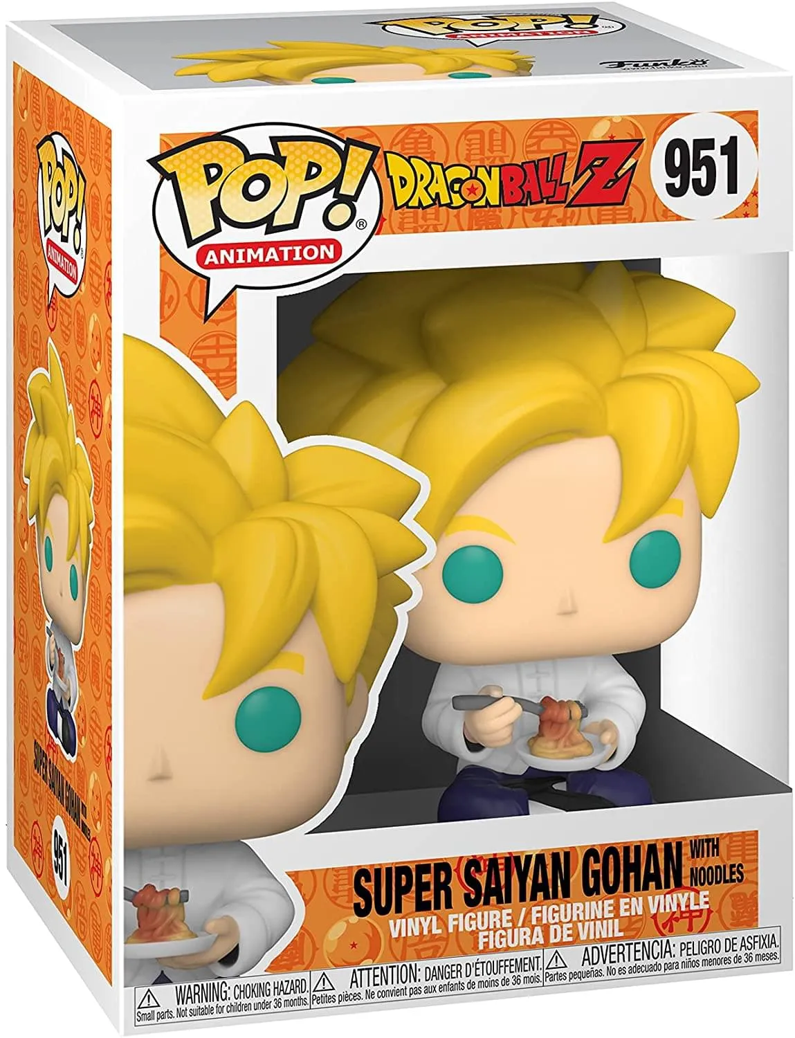 Dragon Ball Z Funko POP Vinyl Figure | Super Saiyan Gohan with Noodles