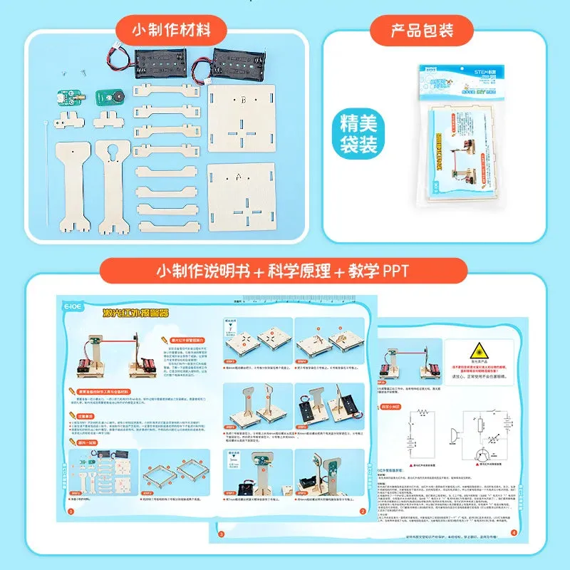 Engaging DIY Infrared Alarm STEM Kit for Young Innovators