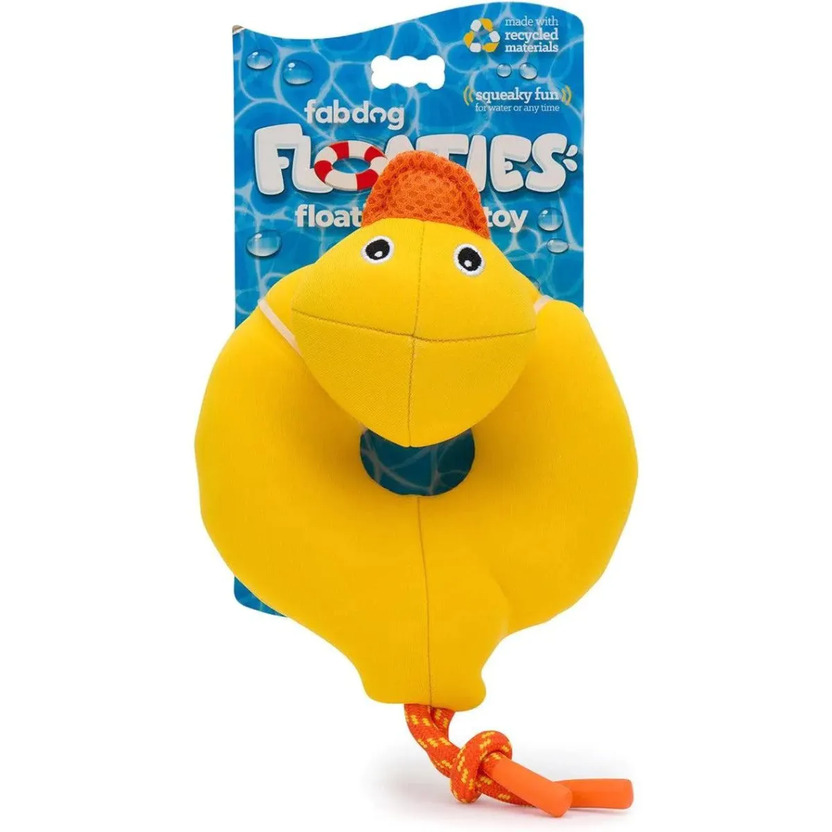 Fabdog Duck Floatie Dog Toy