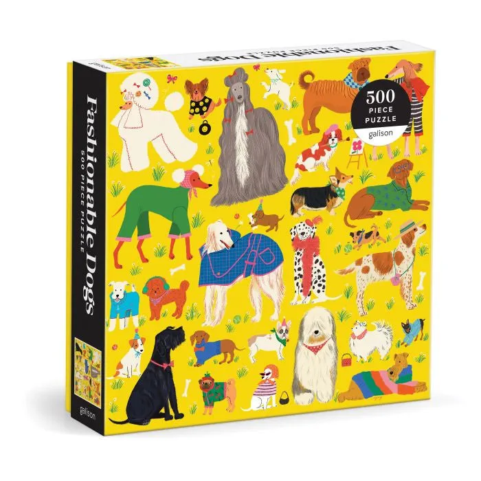 Fashionable Dogs 500 Piece Puzzle