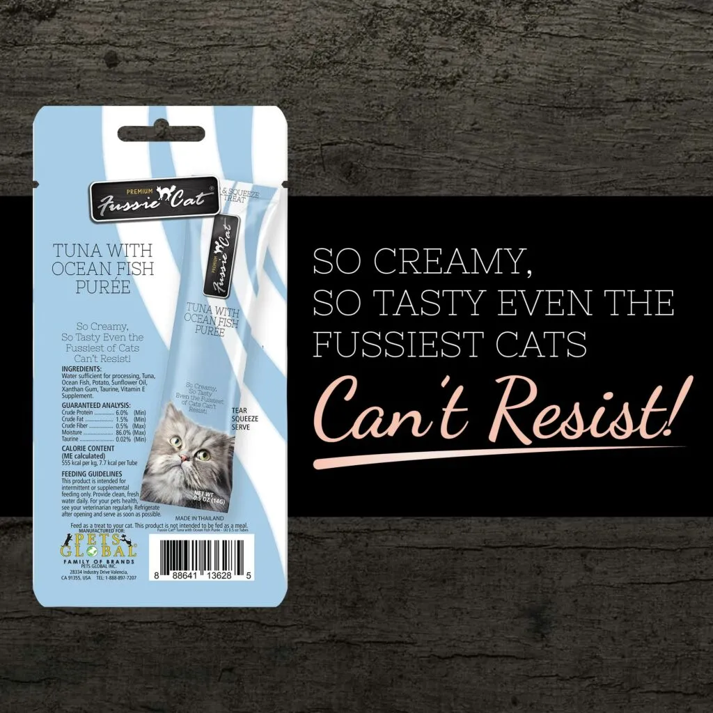 Fussie Cat Puree Tuna & Ocean Fish Cat Treat