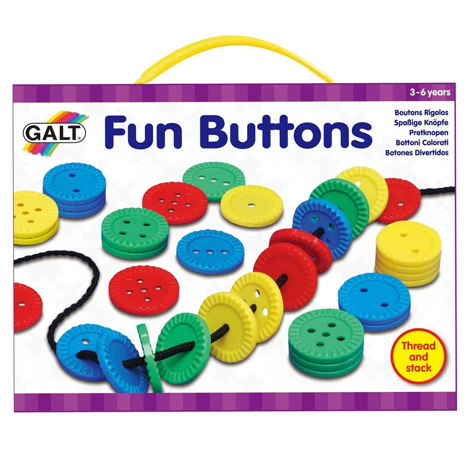 Galt Toys Play & Learn Fun Buttons