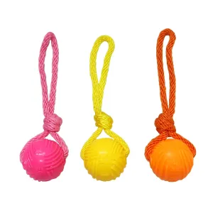 Good Boy Glow In The Dark Ball On A Rope 60Mm