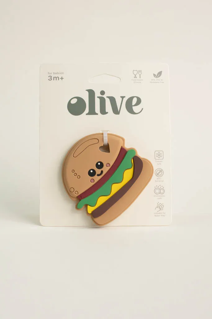 Hamburger Teething Toy