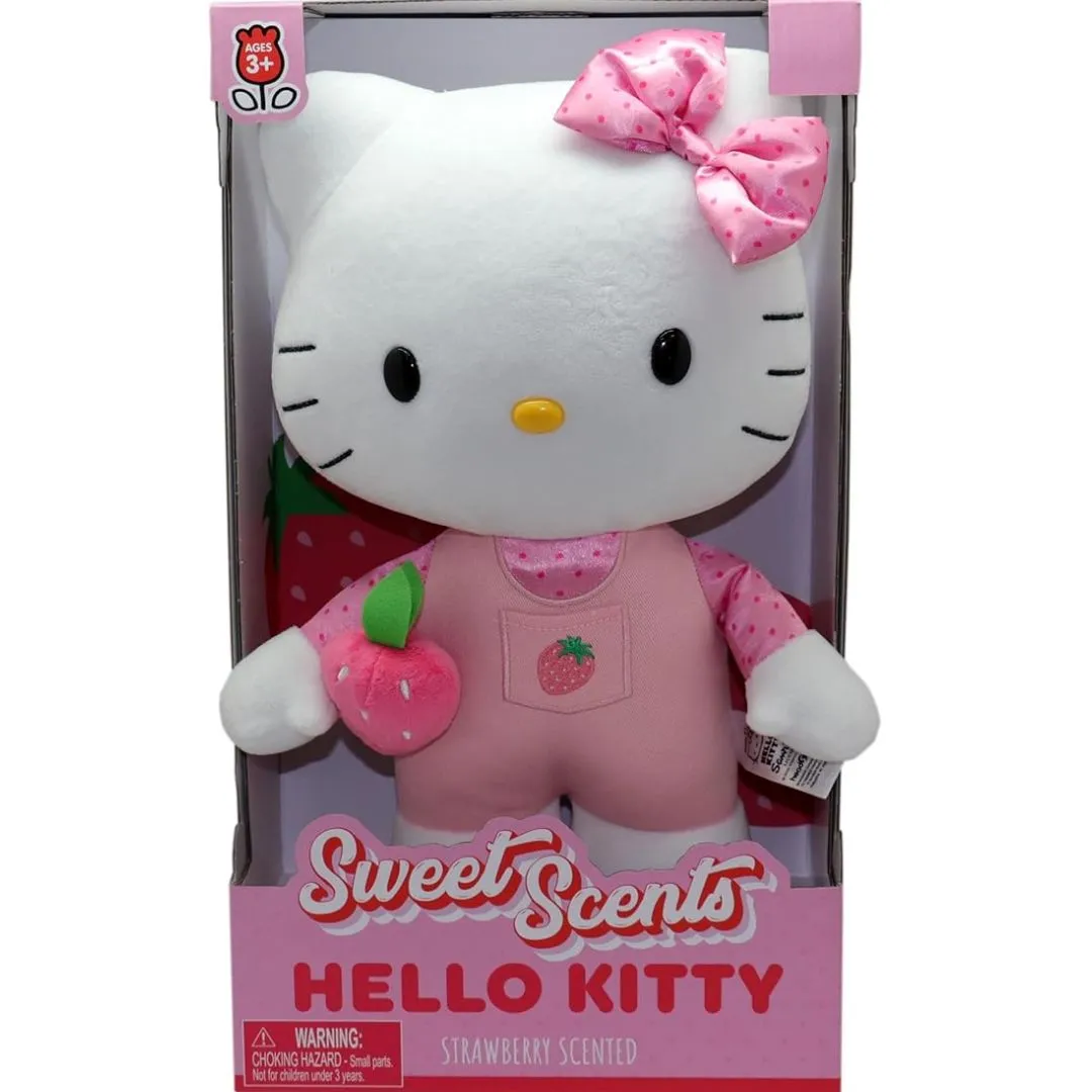 Hello Kitty Basic Plush Scented Strawberry