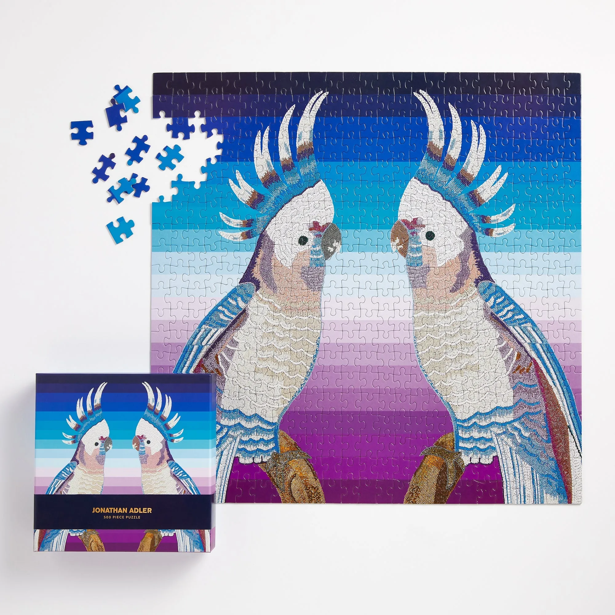 Jonathan Adler Parrots 500 Piece Puzzle