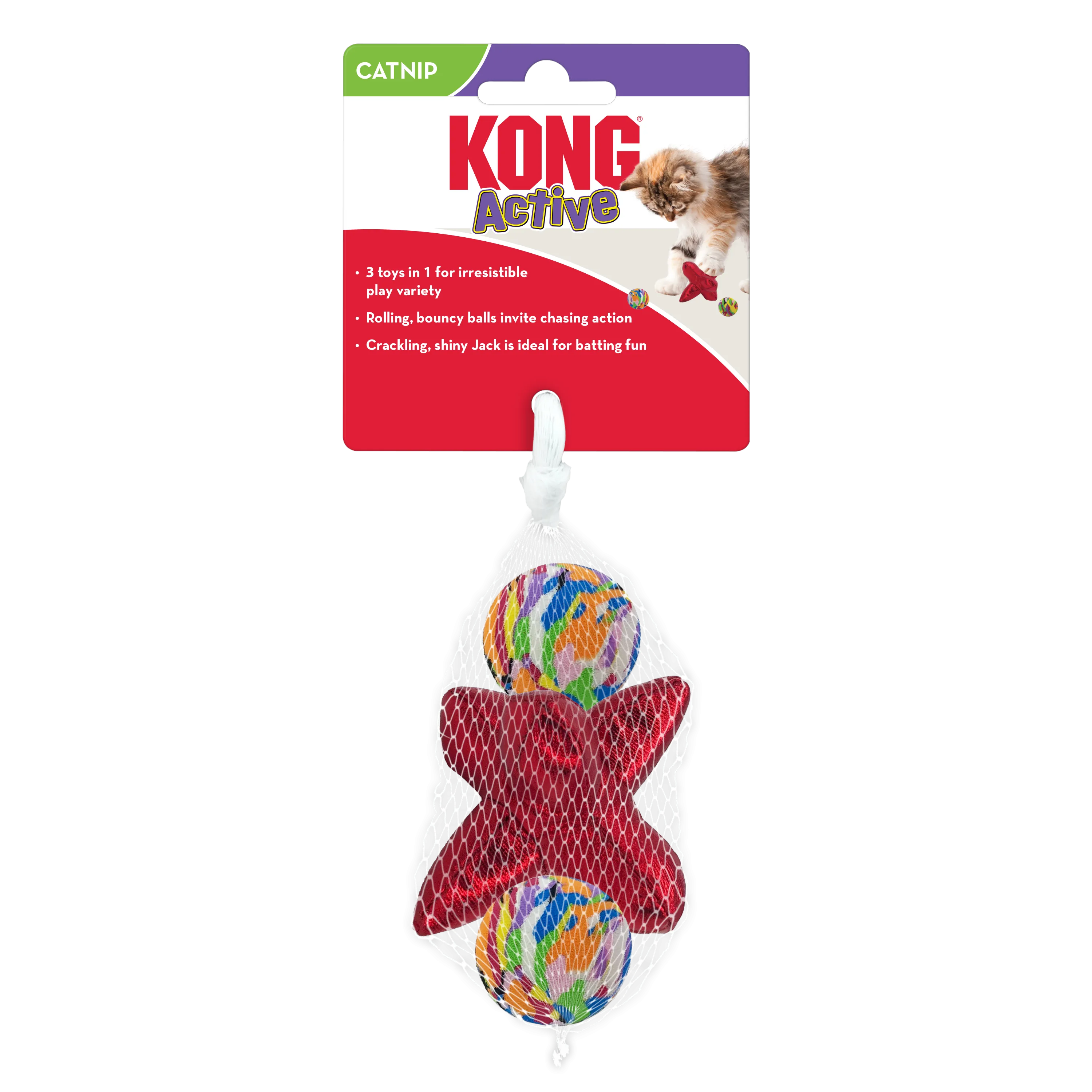 KONG Active Jacks Cat Toys