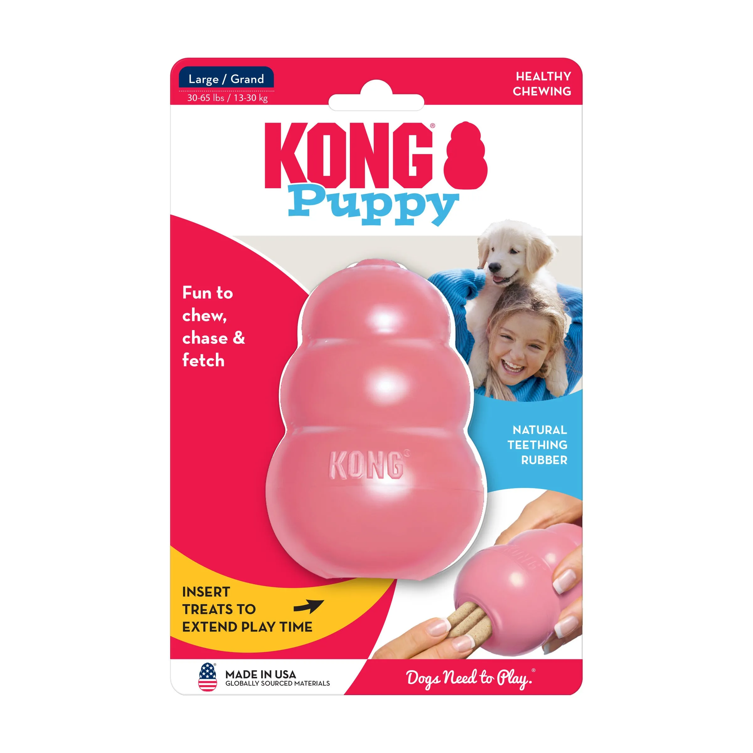 Kong Puppy, Assorted Colors, Dog Toy