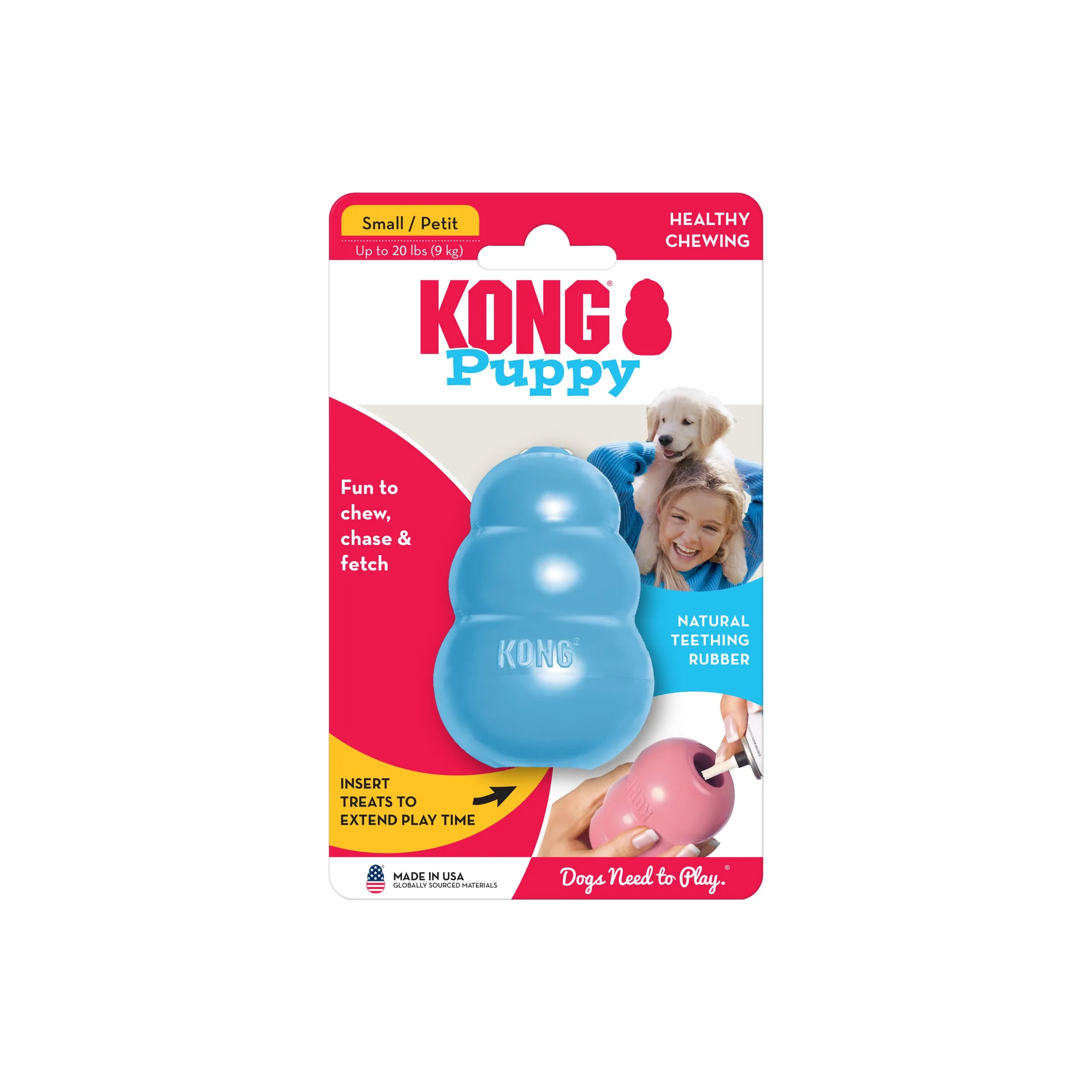 Kong Puppy, Assorted Colors, Dog Toy