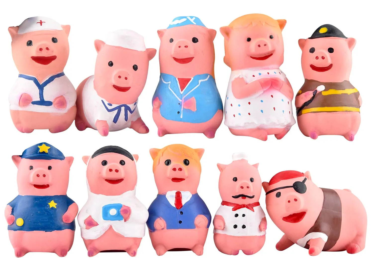 Little Piggies Latex Dog Toys (assorted)