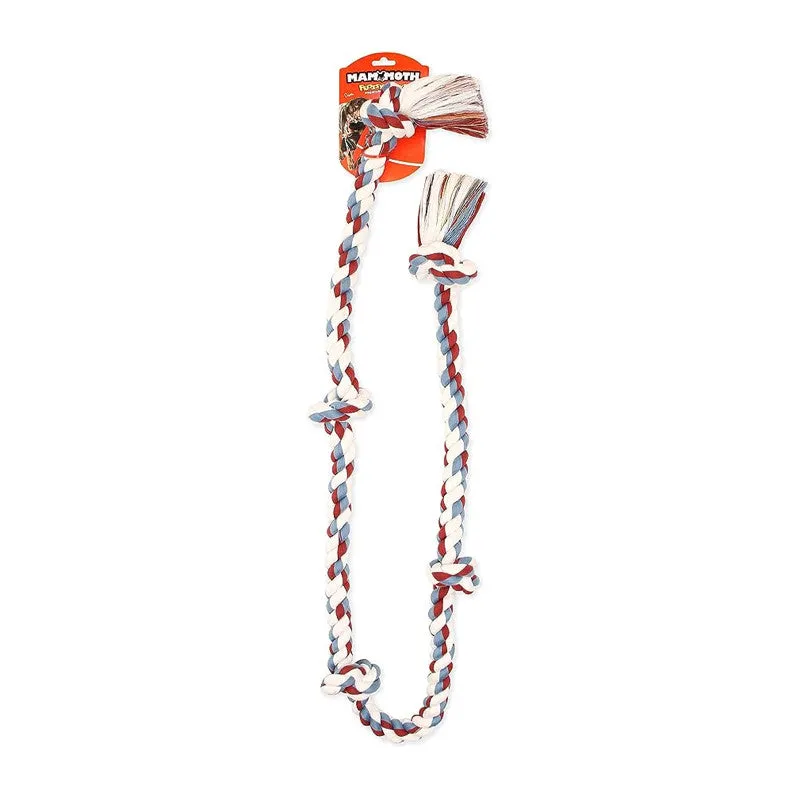 Mammoth Flossy Chew Premium 5-Knot Rope Tug