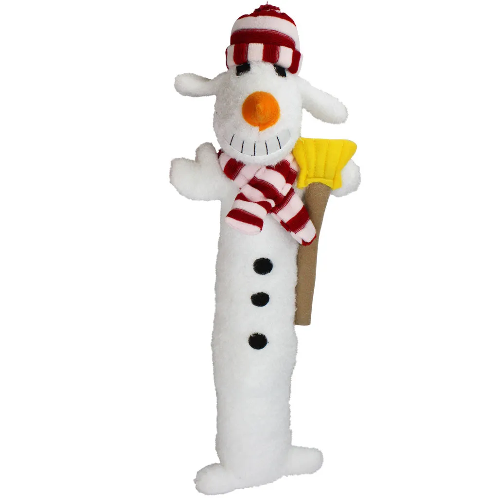 Multipet Loofa Snowman Dog Toys, 1 count