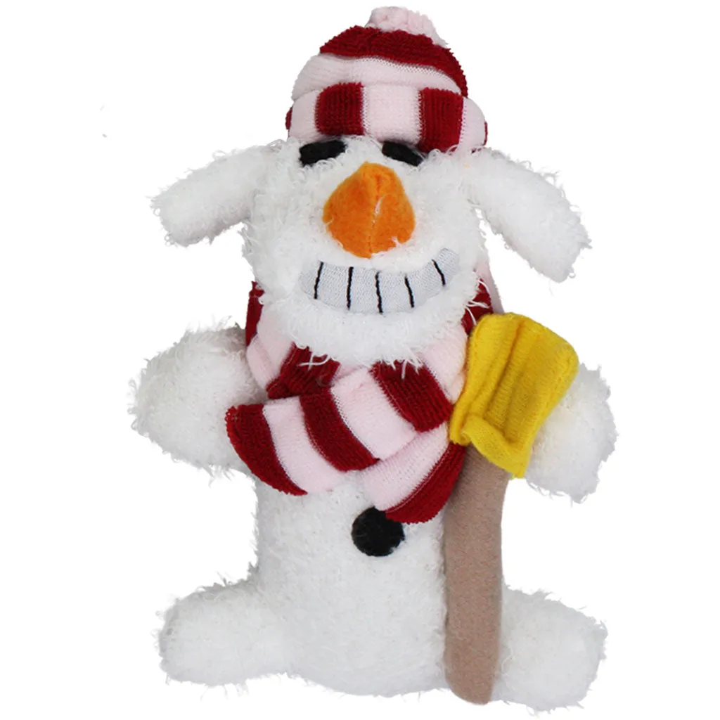 Multipet Loofa Snowman Dog Toys, 1 count