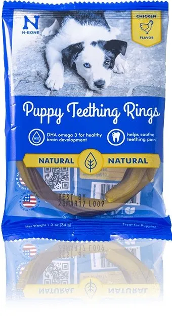 N-Bone Puppy Teething Rings Singles