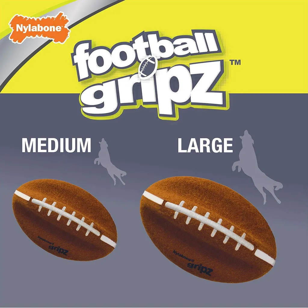 Nylabone Power Play Football Gripz Dog Toy