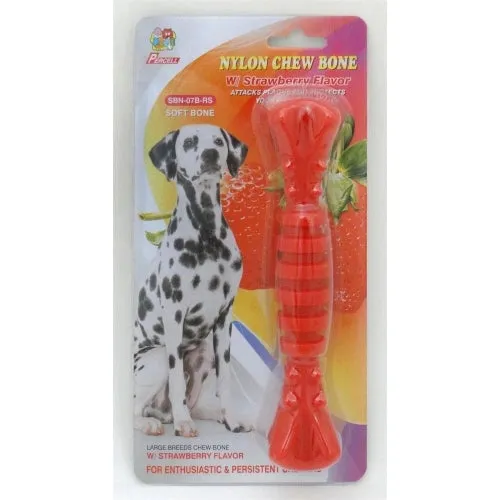 Percell Nylon Chew Bone Straberry Flavor SBN-07B-RS