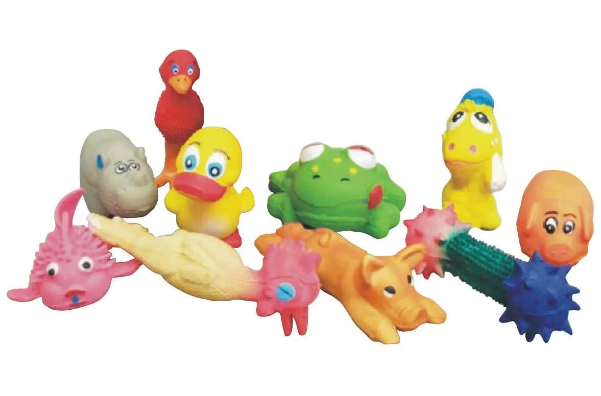 Pip Squeaks Latex Dog Toys, each (Assorted)