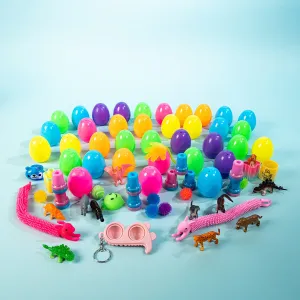 Prefilled Easter Eggs with Party Favor Toys 100PCs - Wholesale