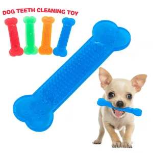 QUMY Pet Dog Chew Rubber Bone Toy