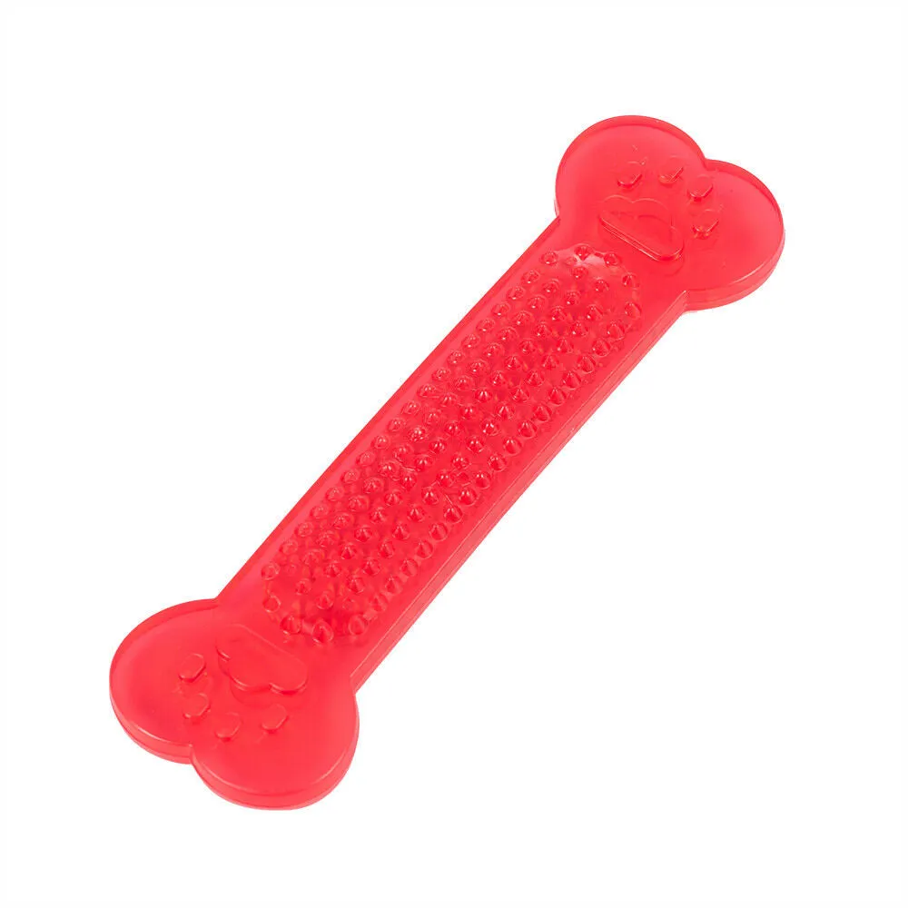 QUMY Pet Dog Chew Rubber Bone Toy