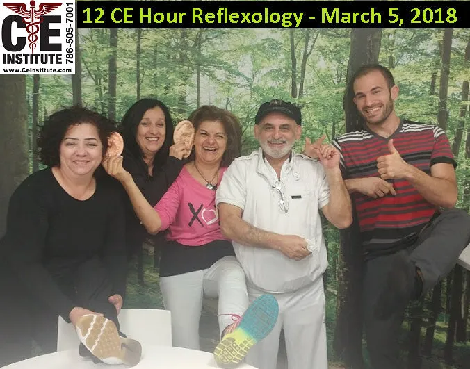 Self-paced Online Home Study 12 CE Hour Reflexology: Foot, Hand & Ear