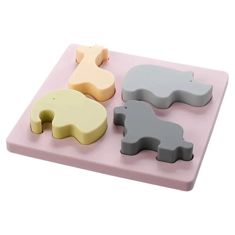 Silicone Animal Baby Puzzle