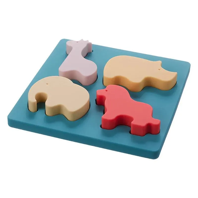 Silicone Animal Baby Puzzle