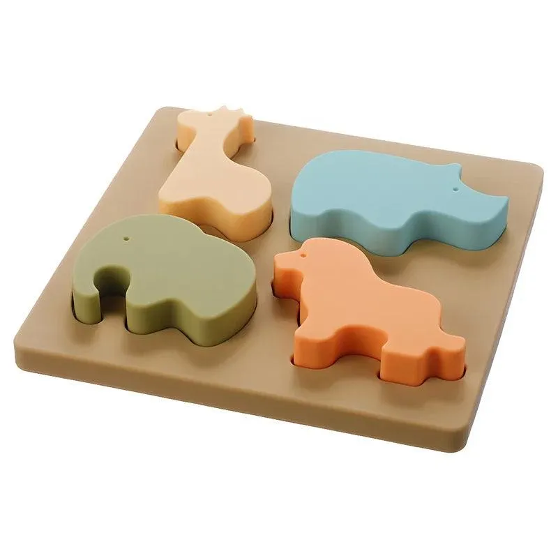 Silicone Animal Baby Puzzle