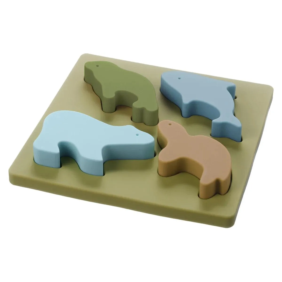 Silicone Animal Baby Puzzle