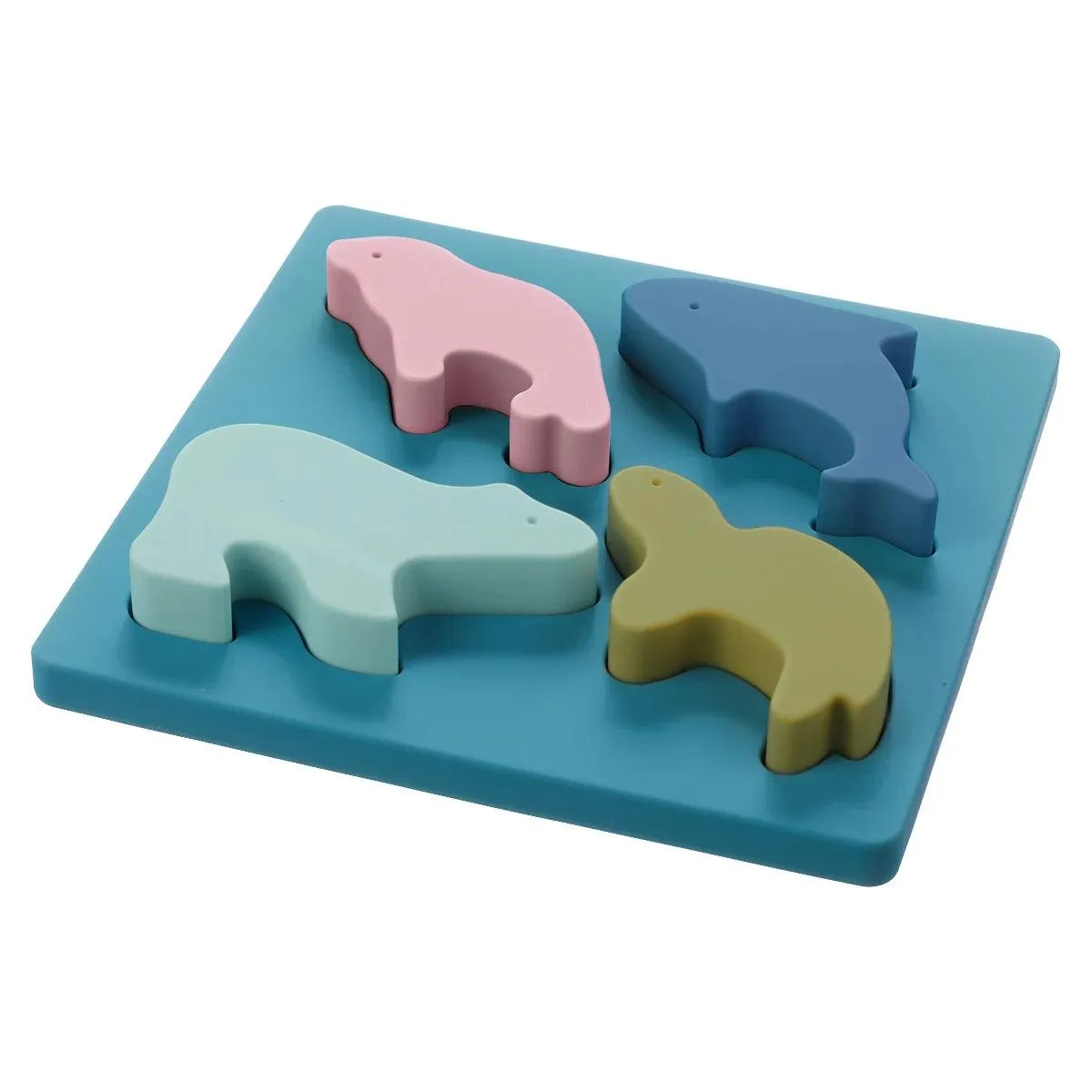 Silicone Animal Baby Puzzle