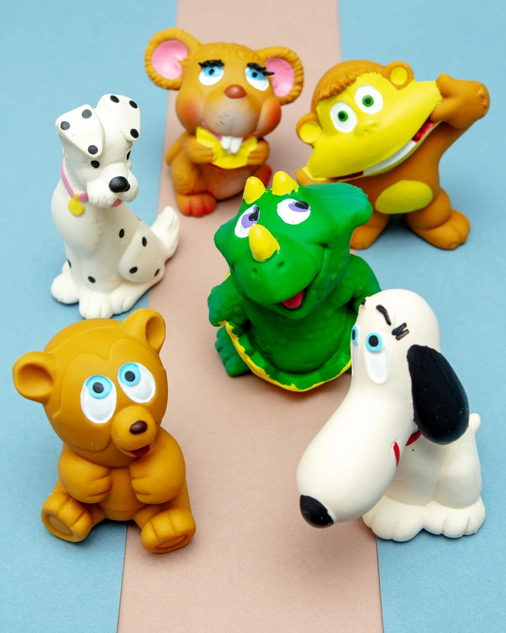 Silly Latex Dog Toys (6-Pack)