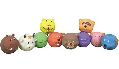 Squeakies Latex Dog Toys, each (Assorted)