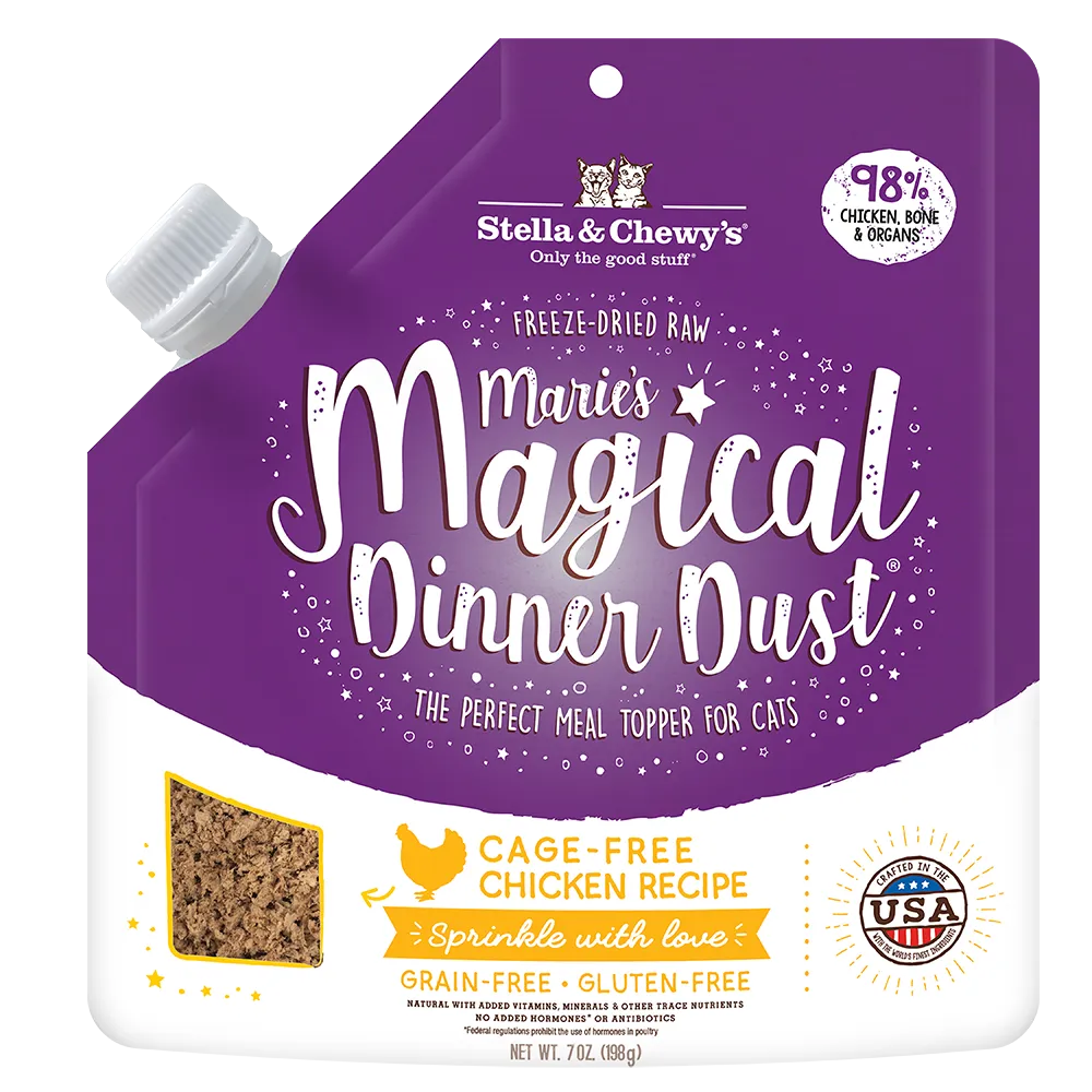 Stella & Chewy's Cat Marie's Magical Dinner Dust - Cage-Free Chicken Recipe 7oz ( EXPIRY JAN 2025 )