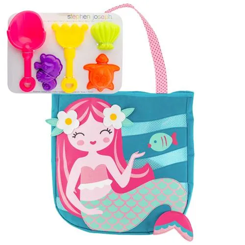 Stephen Joseph Beach Tote with Sand Toys