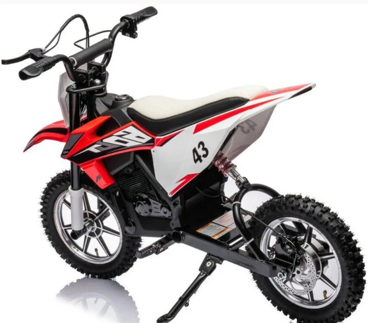 Super Cool 2025 Fast Off Road Electric 36V Kids Dirt Bike Upgraded 1 Seater 350W Motor | Up To 27 K/ph | Leather Seat | Rubber Tires