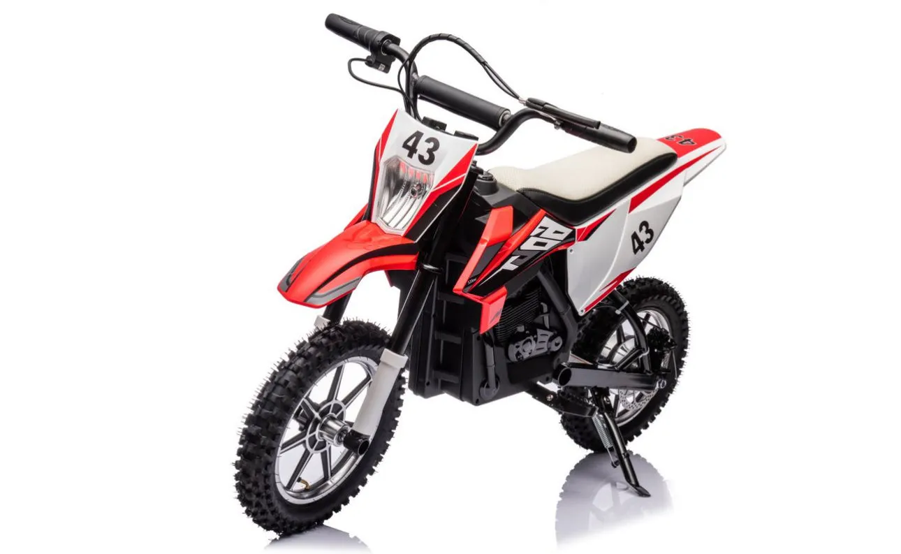 Super Cool 2025 Fast Off Road Electric 36V Kids Dirt Bike Upgraded 1 Seater 350W Motor | Up To 27 K/ph | Leather Seat | Rubber Tires