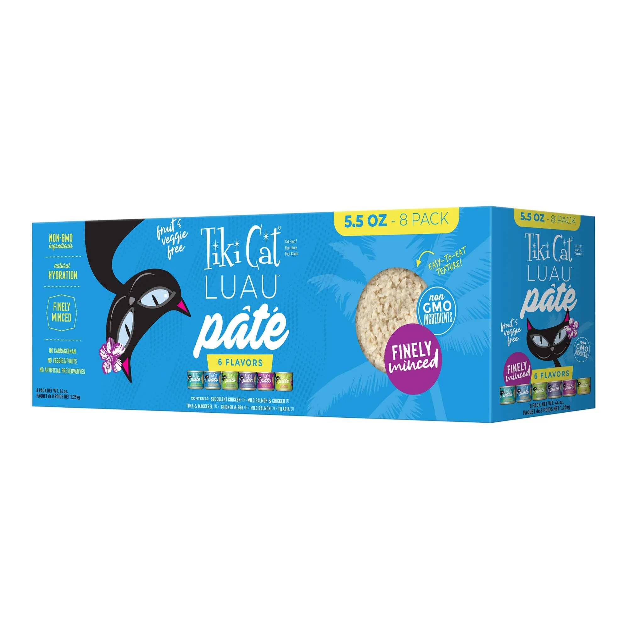 Tiki Cat Luau Pâté Wet Cat Food, Variety Pack