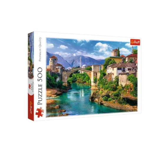 Trefl 500 Piece Puzzle Old Bridge in Mostar Bosnia and Herzegovina